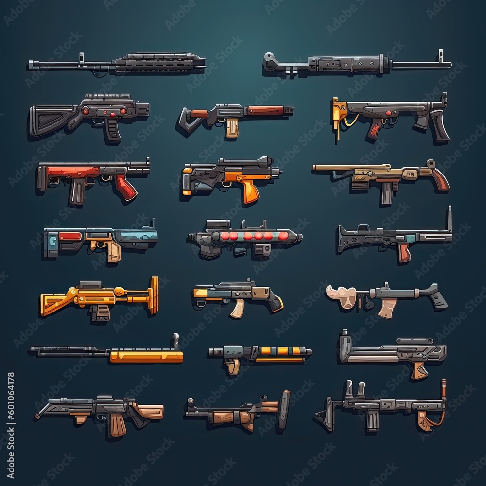 ammunition rifle weapon game ai generated ammunition rifle weapon game ai generated