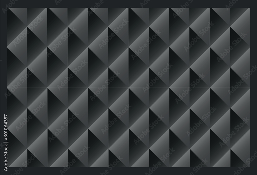 Black seamless brick texture. Simple clean dark background texture. 3D Vector interior wall panel pattern. Black seamless brick texture. Simple clean dark background texture. 3D Vector interior wall panel pattern.