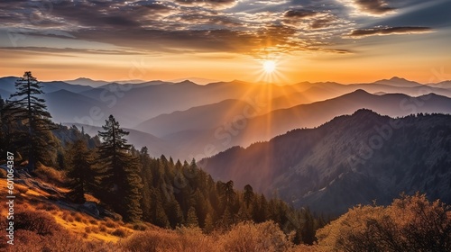 sunrise in the mountains © Nikola