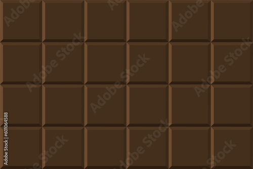 Milk chocolate tile seamless pattern