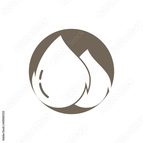 Water drop Logo Template vector illustration design