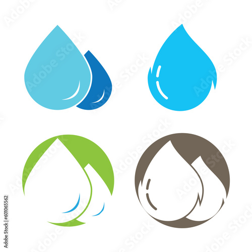 Water drop Logo Template vector illustration design