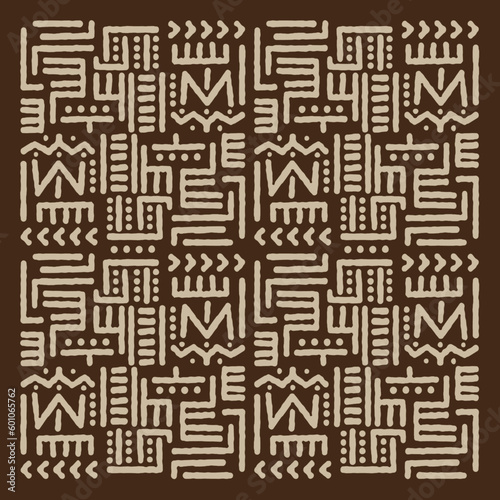 Tribal african ancestral pattern