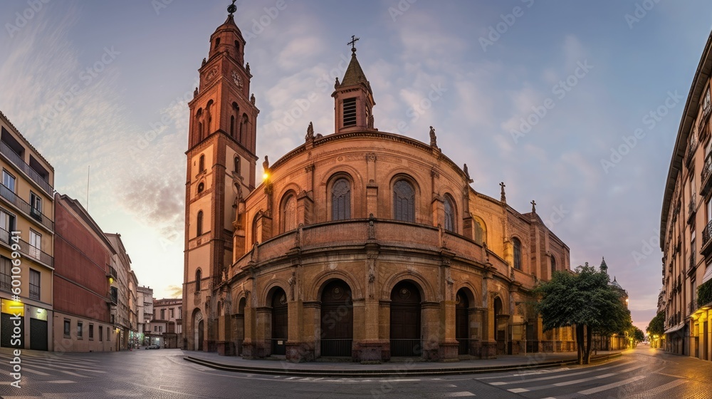 San Pedro Church in Gijon, Asturias, Spain San Pedro Church in Gijon, Asturias, Spain