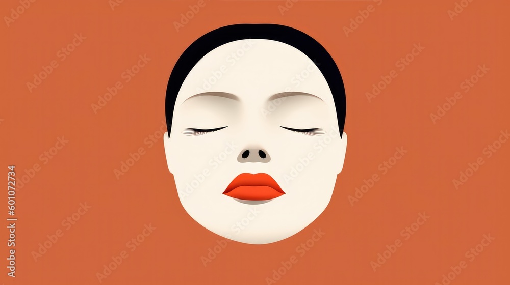 Minimal Face Illustration Minimal Face Illustration