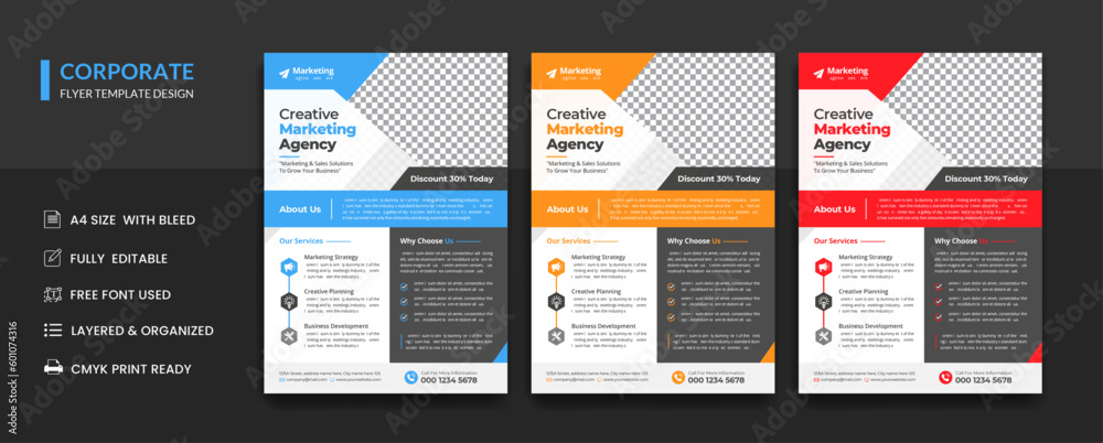 Corporate Business Modern Flyer Template Corporate Business Modern Flyer Template