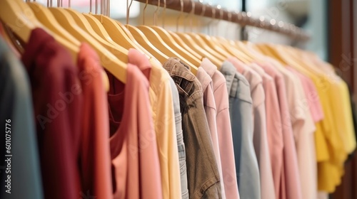 Wallpaper Mural Hipster style clothes on a hanger rack Torontodigital.ca