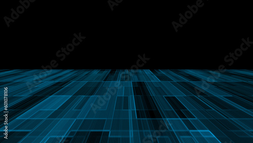 Hi-tech digital technology concept Futuristic abstract Cyberspace background Data center  server  internet  speed Artificial intelligence Geometric artificial intelligence tech backdrop 3d rendering