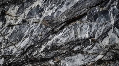 Wallpaper Mural Rock texture. Stone background. White and black background. Grunge. Veins and cracks on the rock surface. Generative AI. Torontodigital.ca