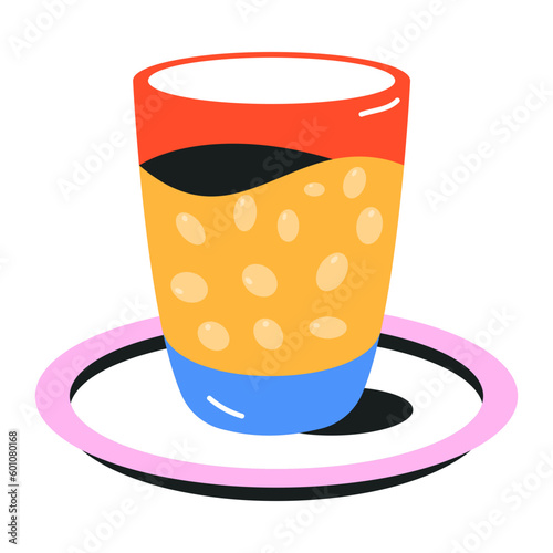 Pack of Drinks Flat Icons 


