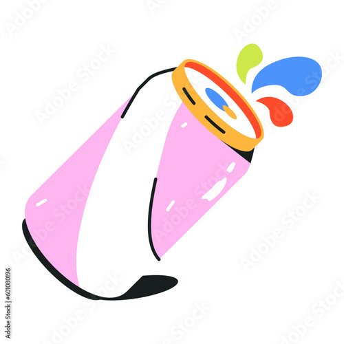 Pack of Drinks Flat Icons 

