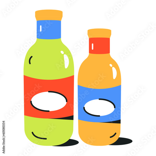 Download flat icon of soft drink 