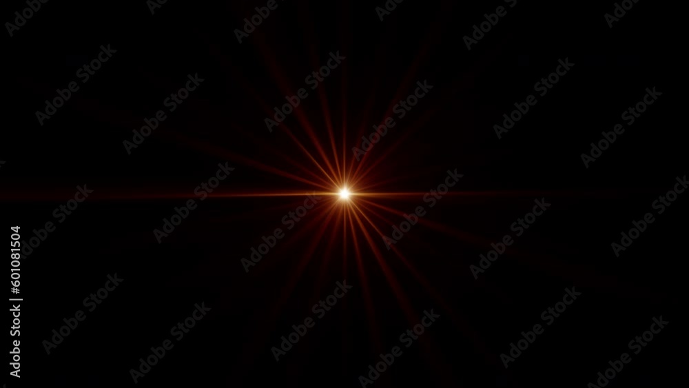 Loop center rotation flickering glow orange red star lights optical lens flares shiny animation art on black background for screen project overlay. Lighting lamp rays effect dynamic bright video Loop center rotation flickering glow orange red star lights optical lens flares shiny animation art on black background for screen project overlay. Lighting lamp rays effect dynamic bright video