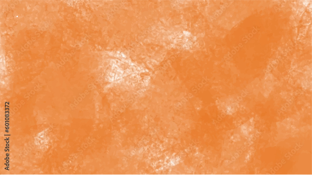 Fototapeta premium Abstract orange watercolor background.Hand painted watercolor. vector