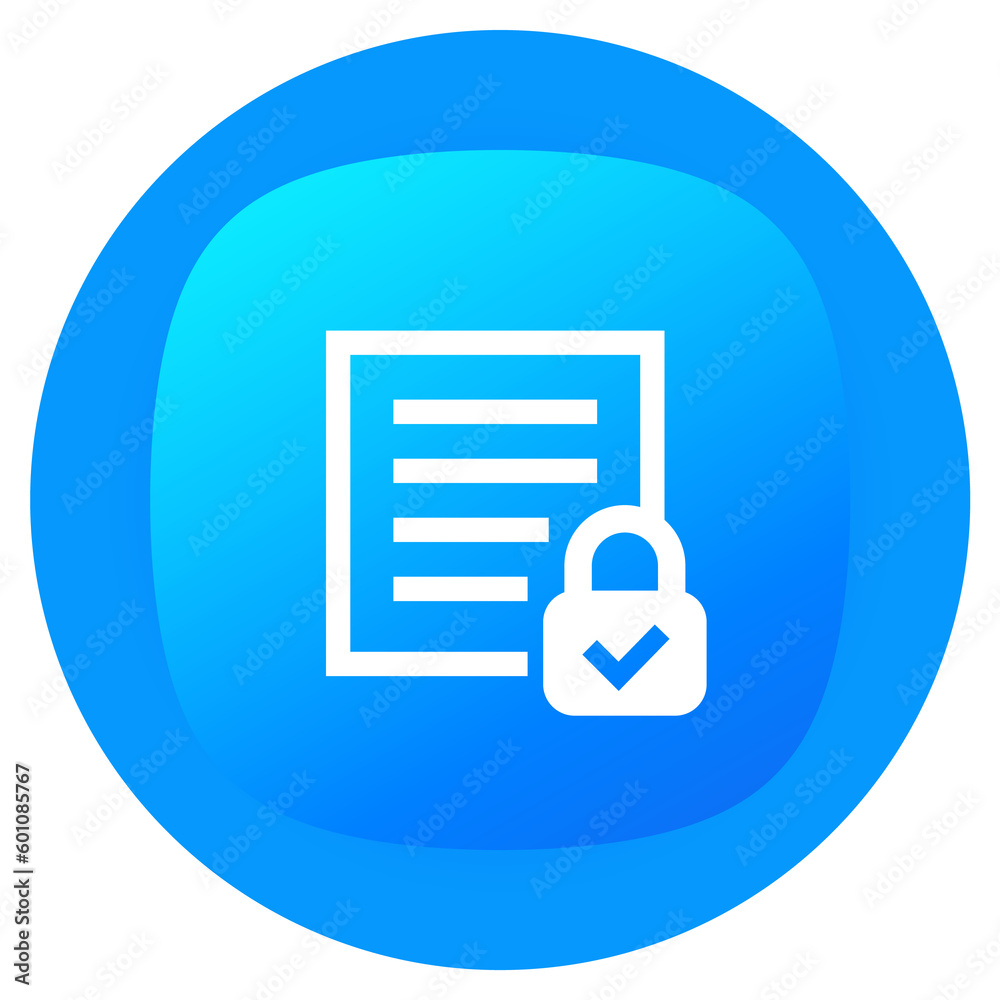 document protection icon for web and apps document protection icon for web and apps