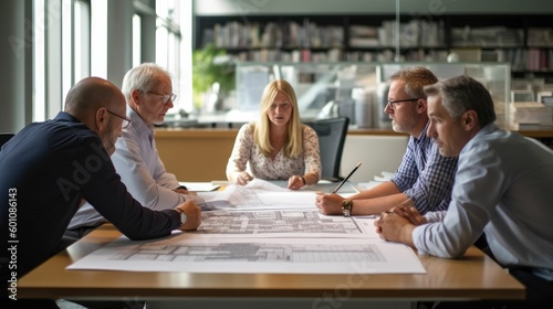 Architects Planning in a Meeting