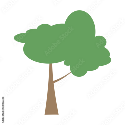 Flat Tree Illustration Set Collection