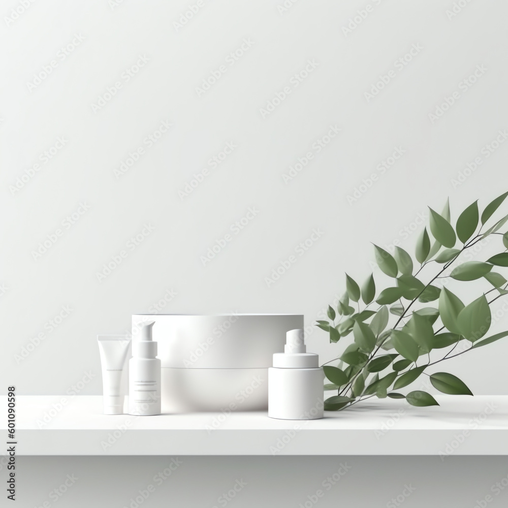 3d rendering image illustration of empty space podium display on white background 3d rendering image illustration of empty space podium display on white background