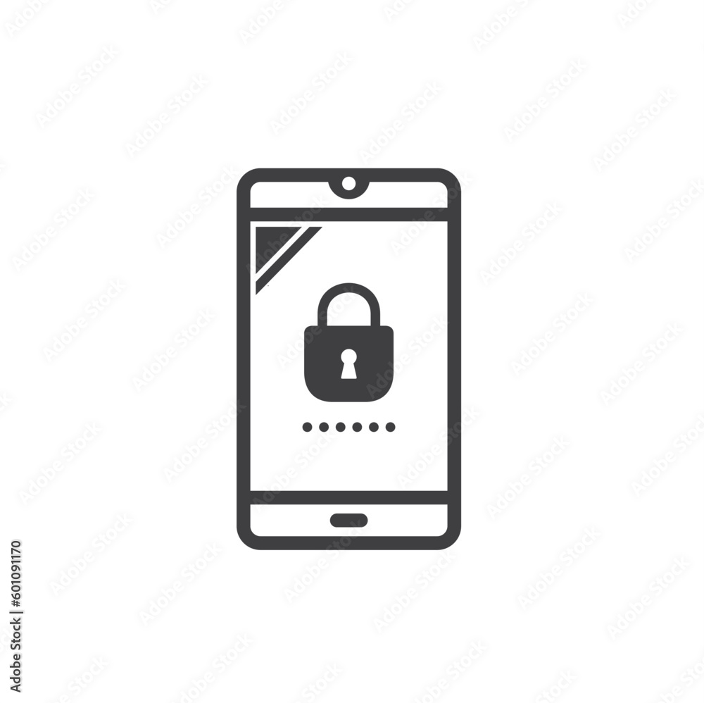 illustration of password, security system, vector art. illustration of password, security system, vector art.
