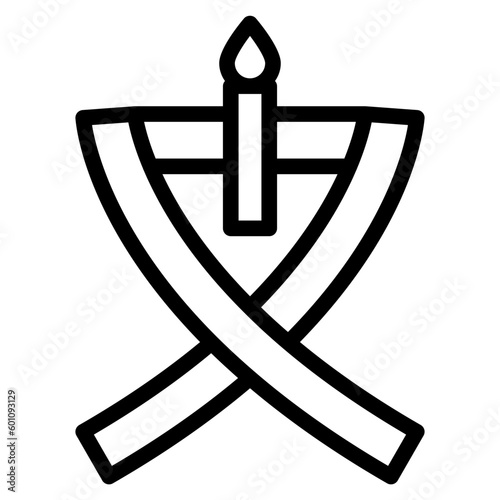 funeral ribbon line 