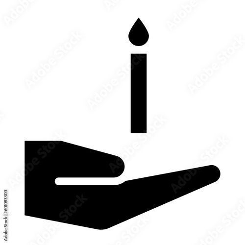 candle glyph 