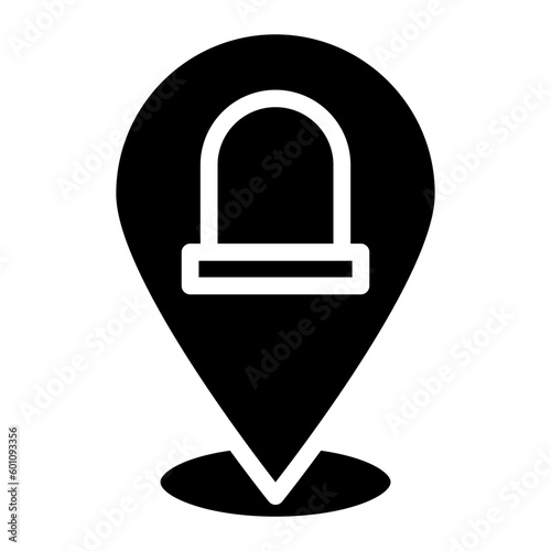 funeral location glyph 