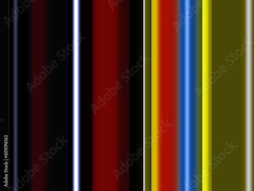Colorful phosphorescent lines, rainbow colors, spectrum, disco lights