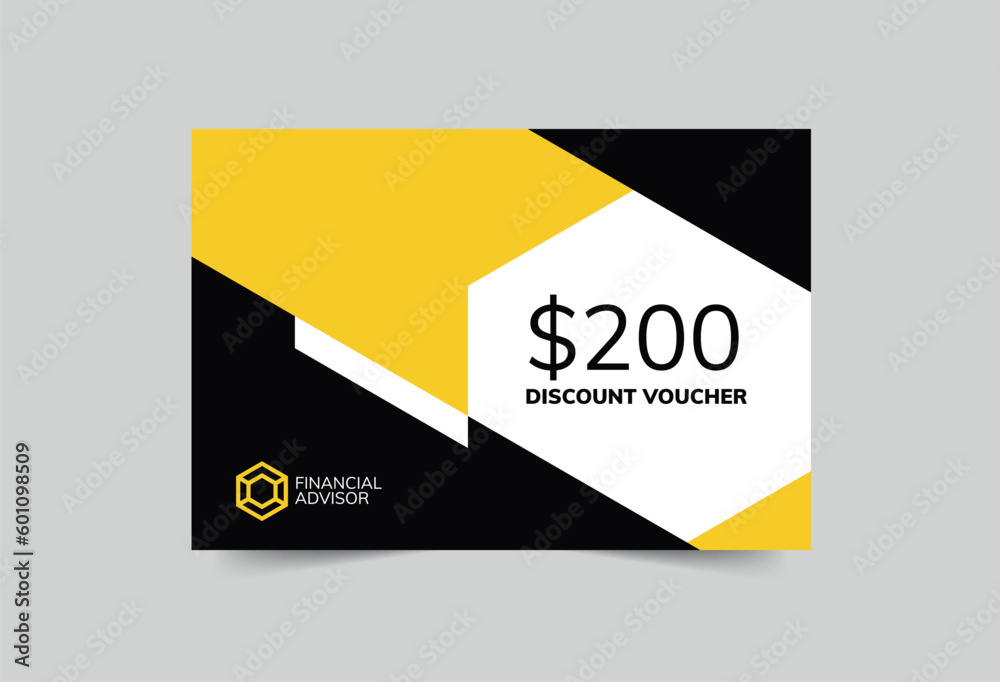 Financial Advisor gift certificate template. A clean, modern, and high-quality design gift certificate vector design. Editable and customize template gift certificate Financial Advisor gift certificate template. A clean, modern, and high-quality design gift certificate vector design. Editable and customize template gift certificate