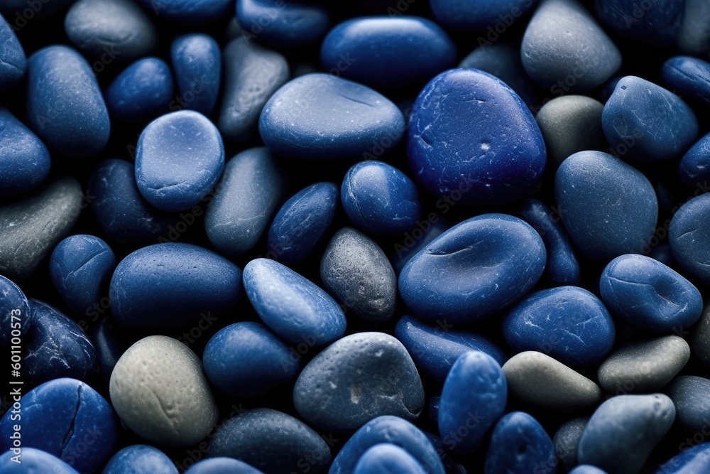 © SKIMP Art - pebbles in the background in a close up Generative AI