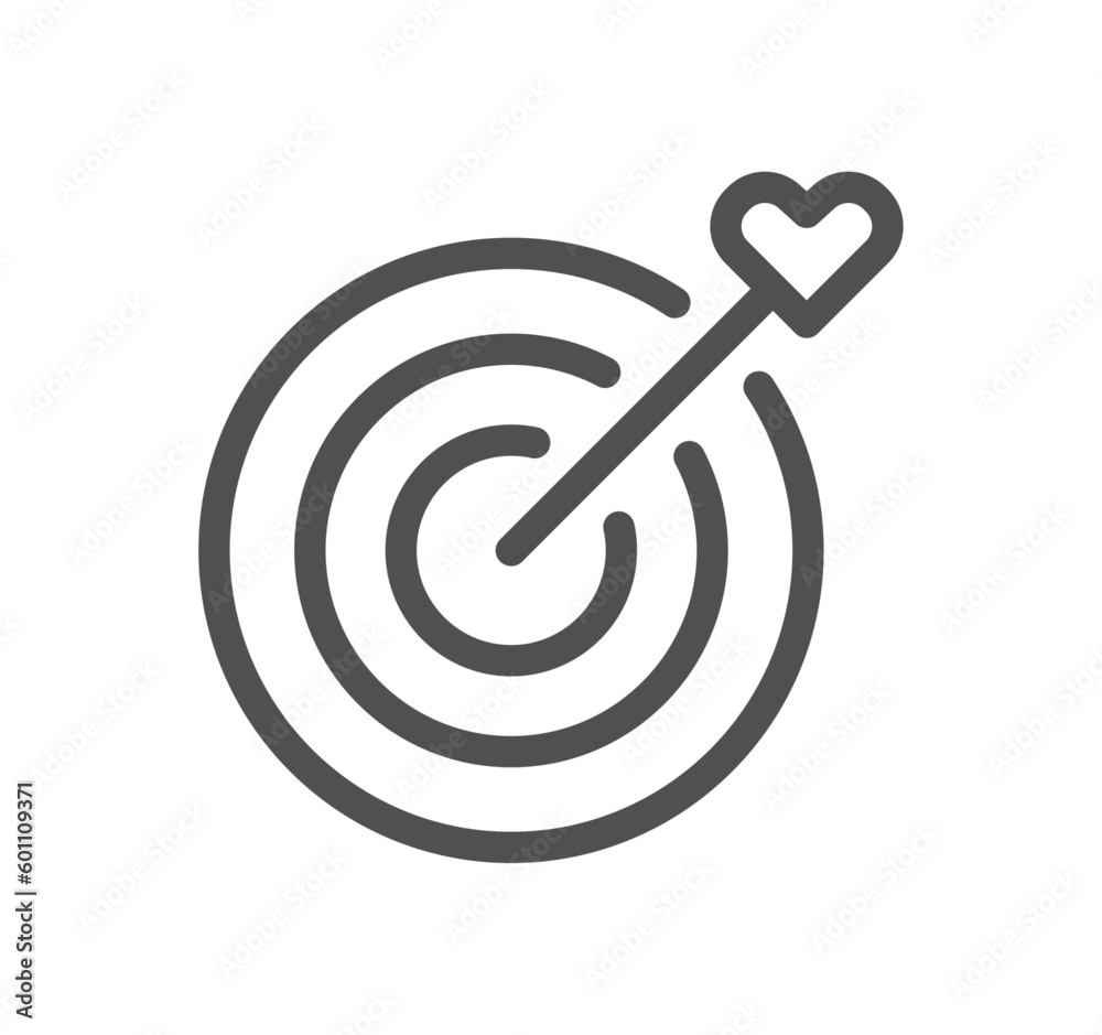 Friendship and love related icon outline and linear vector. Friendship and love related icon outline and linear vector.