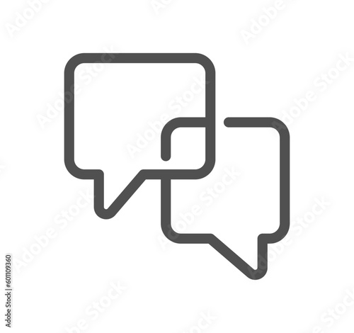 Friendship and love related icon outline and linear vector.