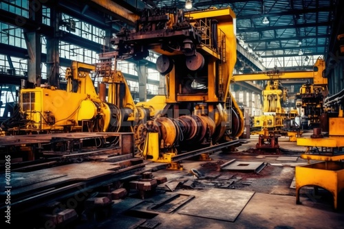 Heavy machinery and tools manufacturing plant