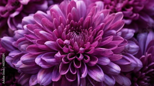 Purple Chrysanthemum Flower