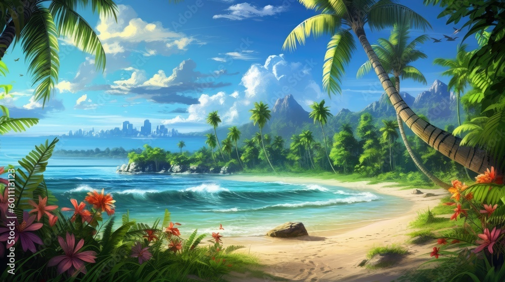 Fototapeta premium Tropical Seashore