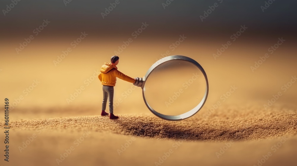 Fototapeta premium Search for yourself: Self-development and self-knowledge