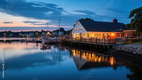 Harbor at Little Harbor in Portsmouth, New Hampshire © Oliver