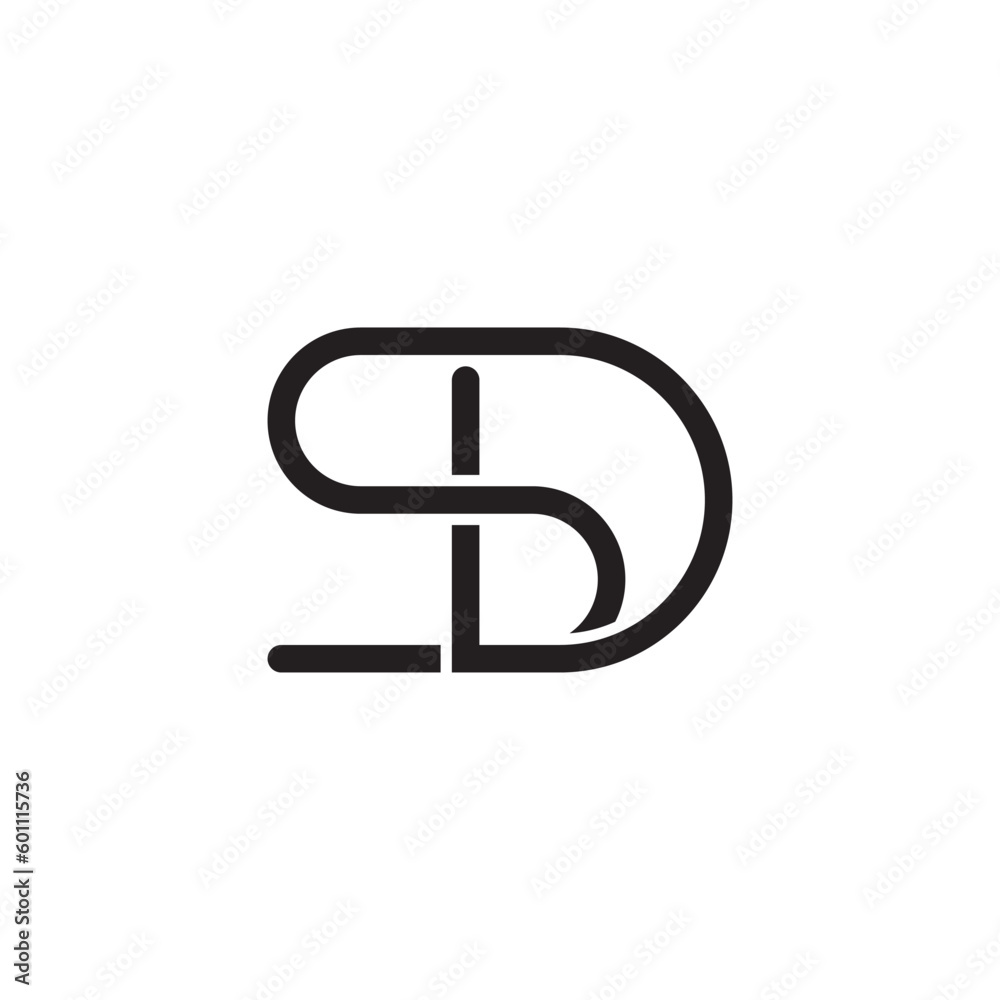 sd letter logo sd letter logo