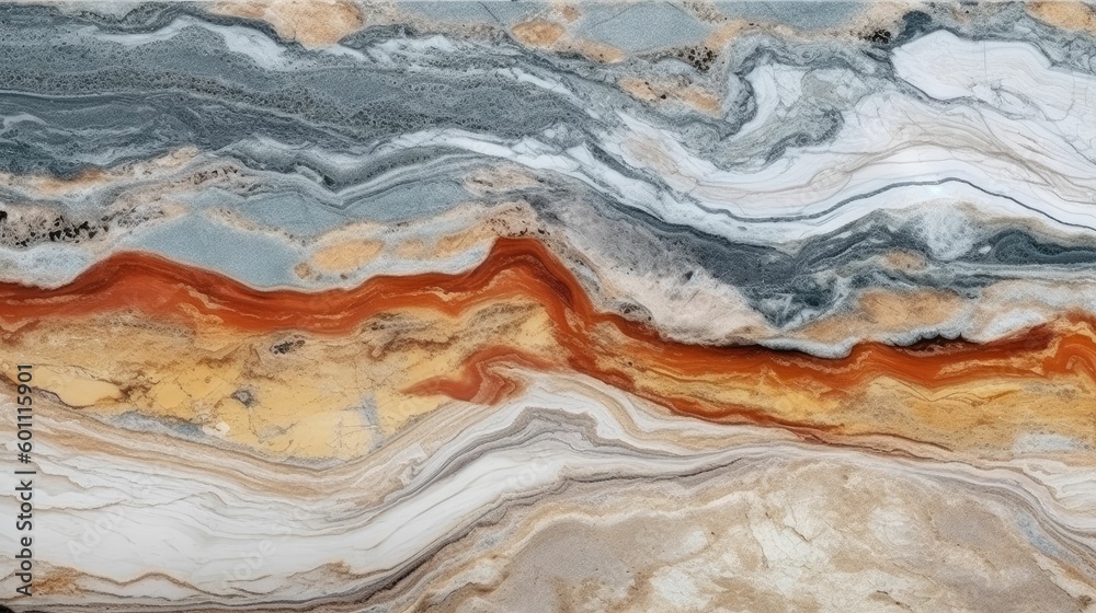 New abstract design background with unique marble and wood