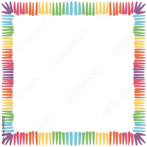 LGBTQ Pride Month border square
