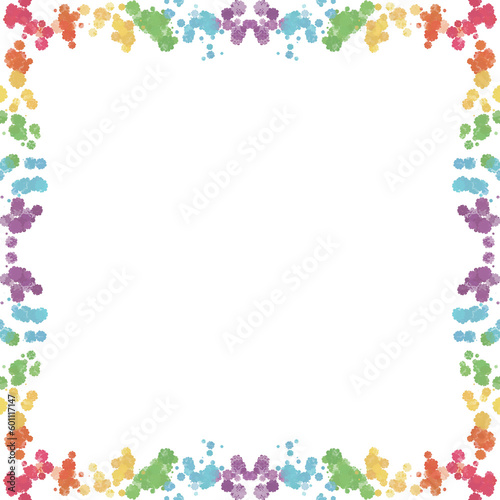 LGBTQ Pride Month border square