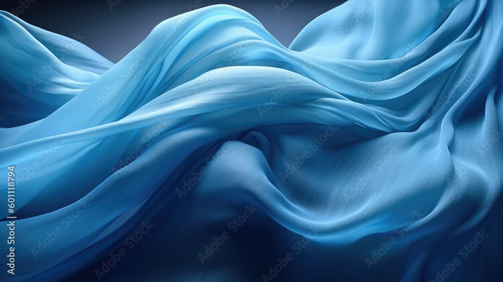 custom made wallpaper toronto digitalBlue fabric texture with waves