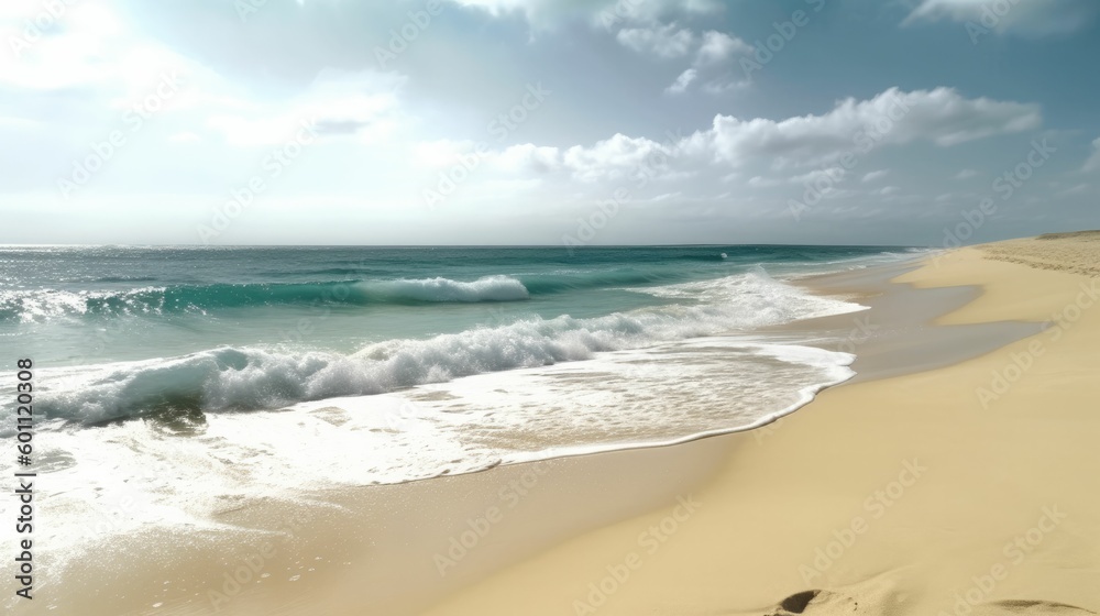Beautiful tropical beach and clear sea water Beautiful tropical beach and clear sea water