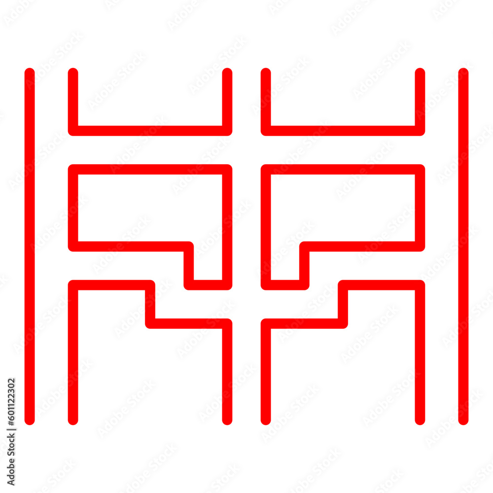 Obraz premium Crossroads icon