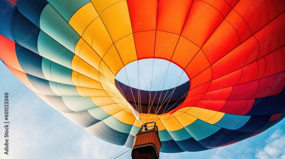 Obraz premium Banner for hot air balloon festival