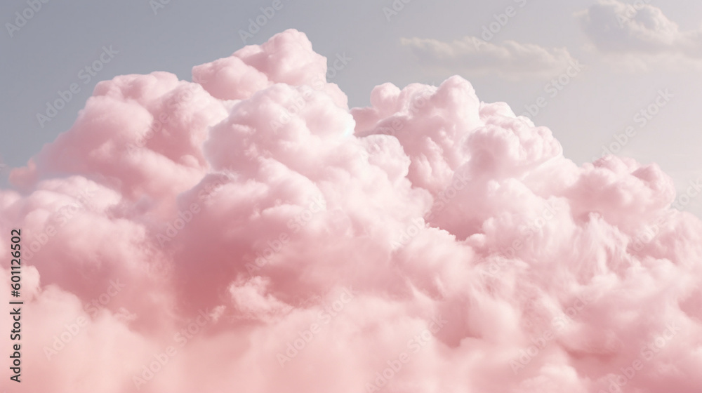 Soft and Fluffy Pink Clouds Background Soft and Fluffy Pink Clouds Background