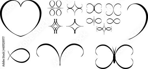 Vektor Set - Ornamente