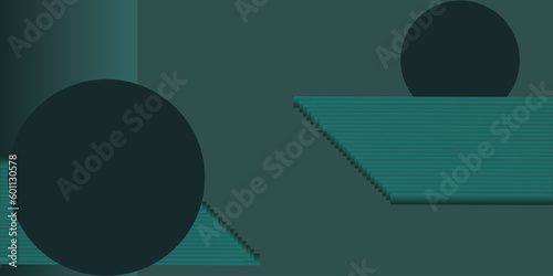  square triangle circle background with bluish green color 