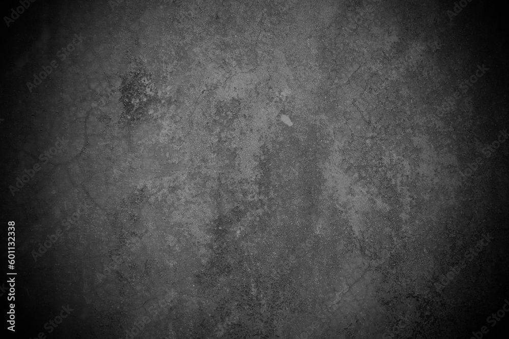 Old wall texture cement dark black gray background abstract grey color design are light with white gradient background. Old wall texture cement dark black gray background abstract grey color design are light with white gradient background.