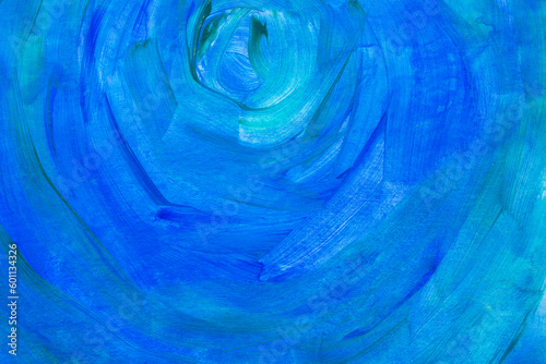 blue painted acrylic background texture