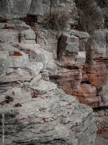 A close up of a rocky background, rough texture